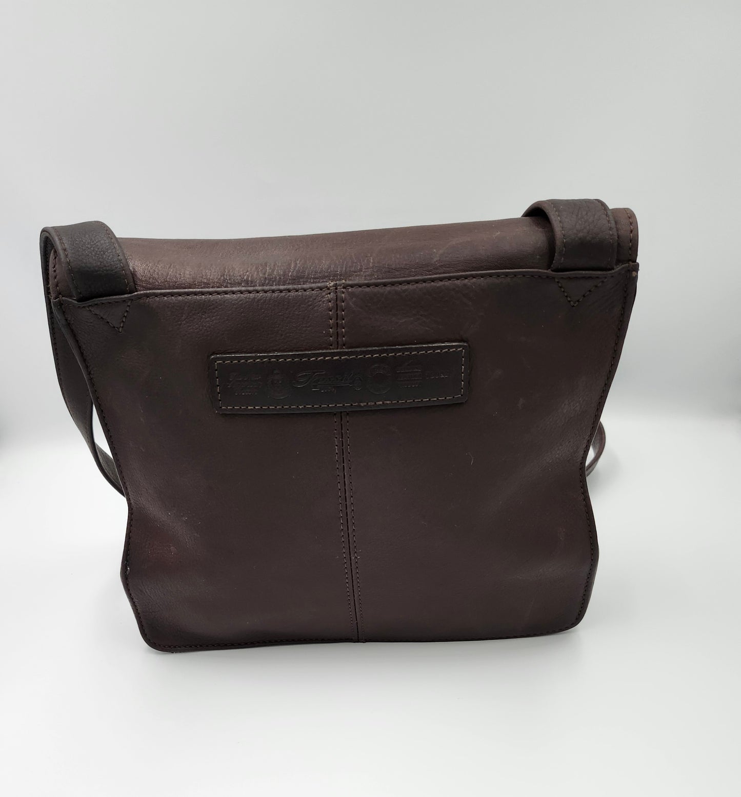 Fossil Leather Chocolate Brown Bag