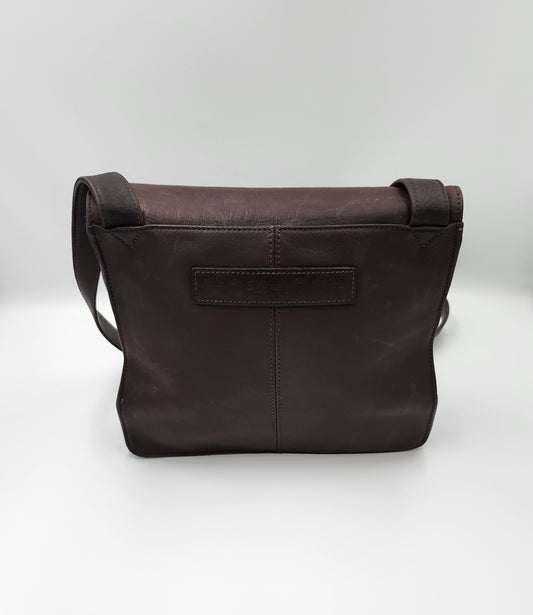 Fossil Leather Chocolate Brown Bag