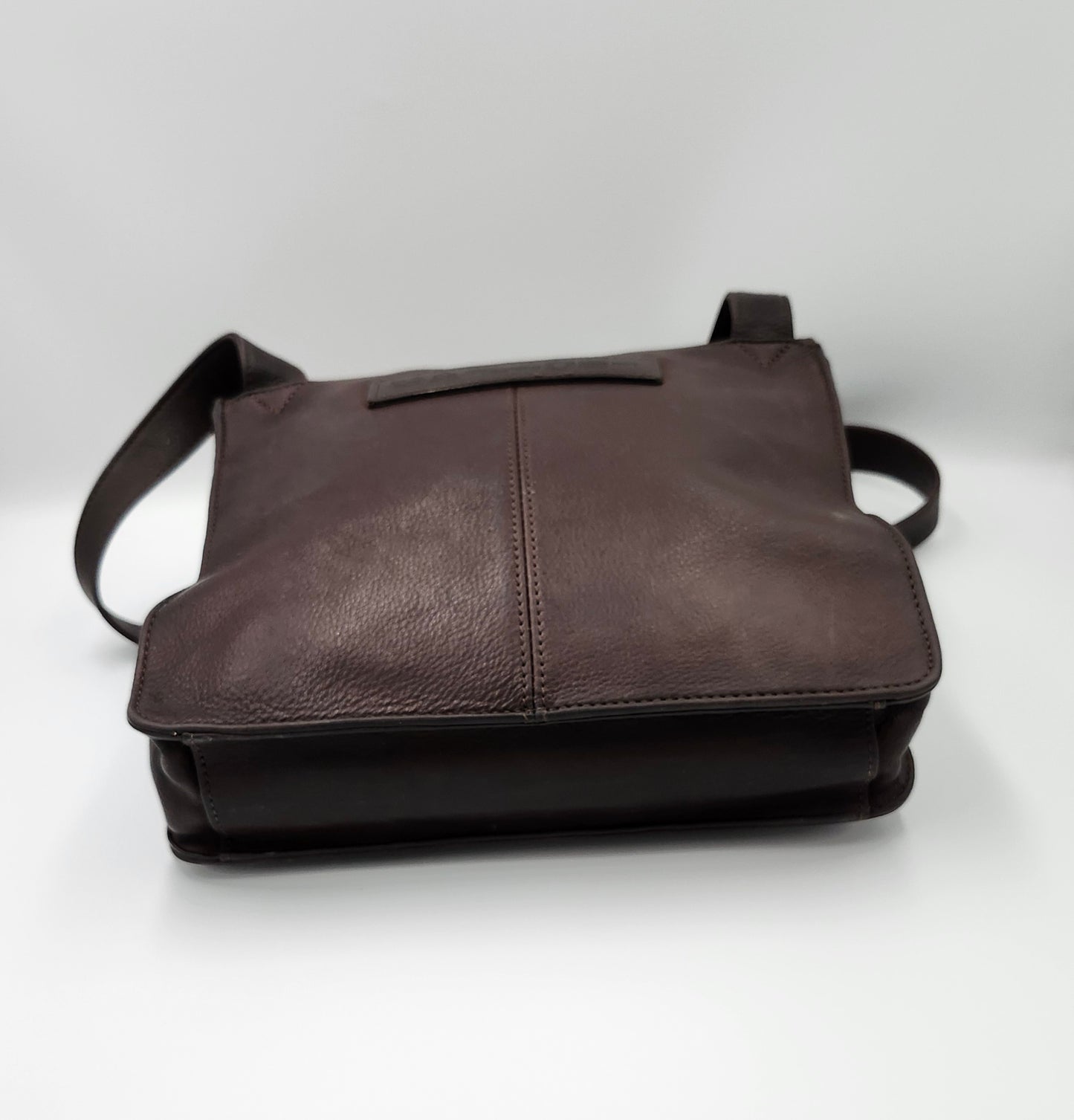 Fossil Leather Chocolate Brown Bag