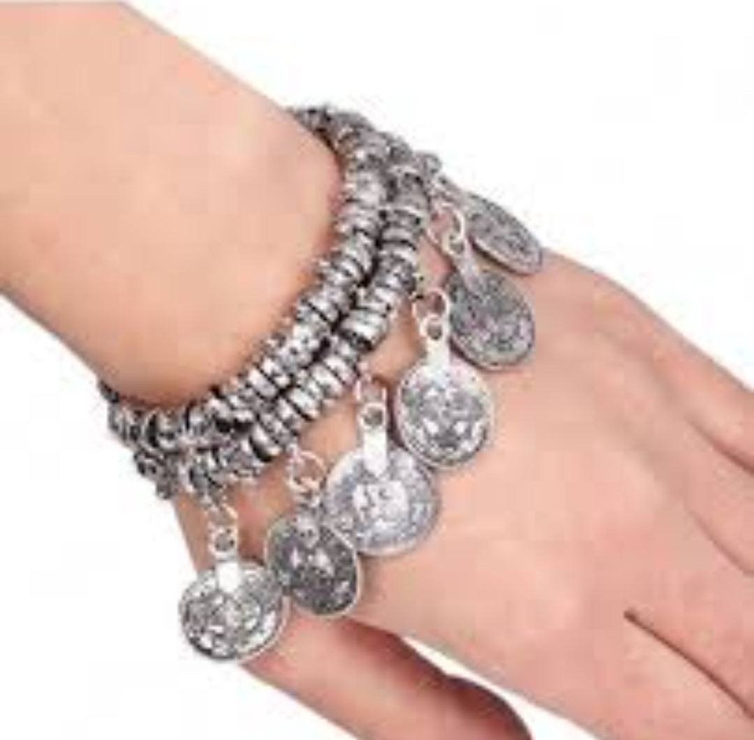 Jewelry - Boho Coin Bracelet 17 cm